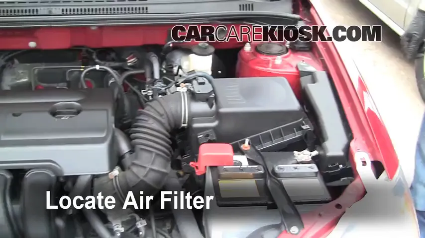 2007 Toyota Corolla CE 1.8L 4 Cyl. Air Filter (Engine) Replace